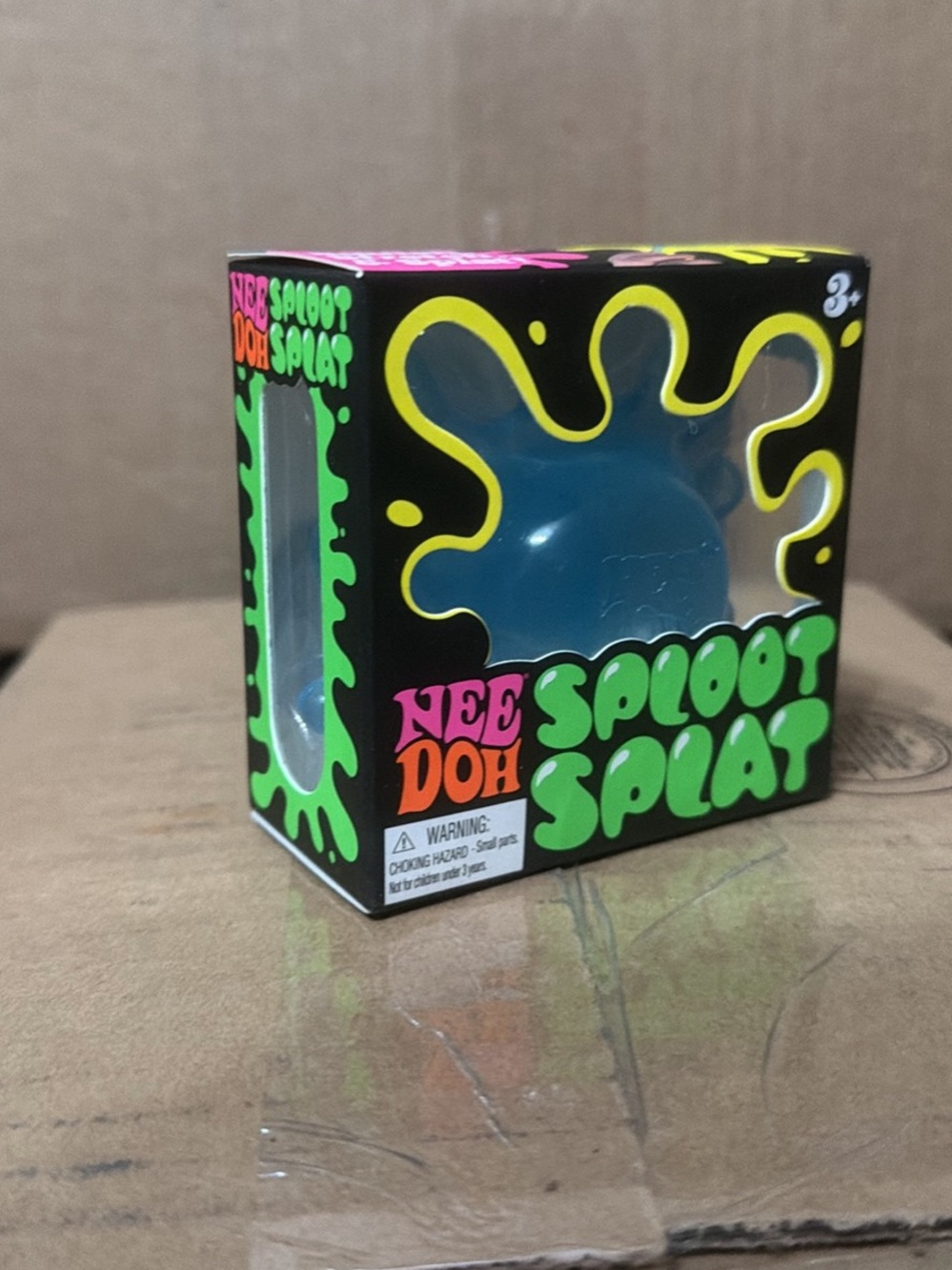 Sploot Splat Blue Kids Sensory Toy